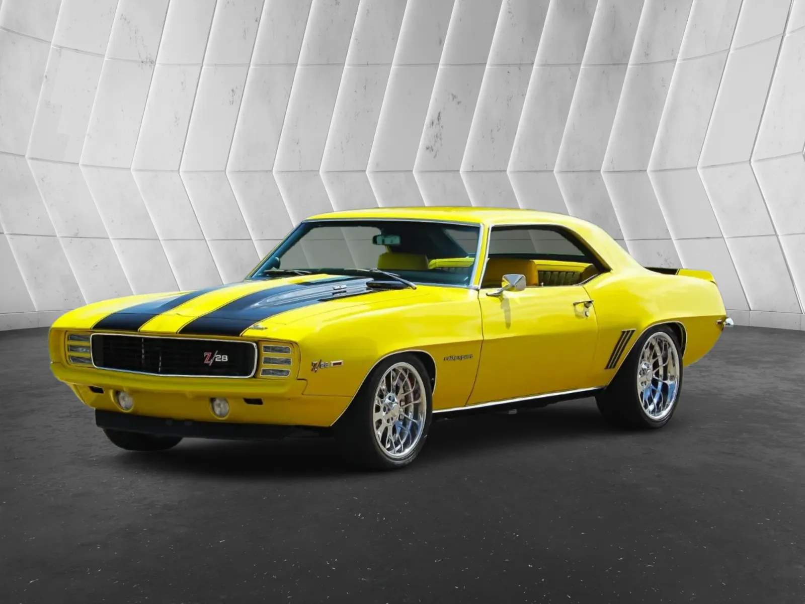 1969 Chevrolet Camaro Z28 Real X33 Trim Tag Z28, Daytona Yellow, Frame-Off Rotisserie Restoration Completed April 2026